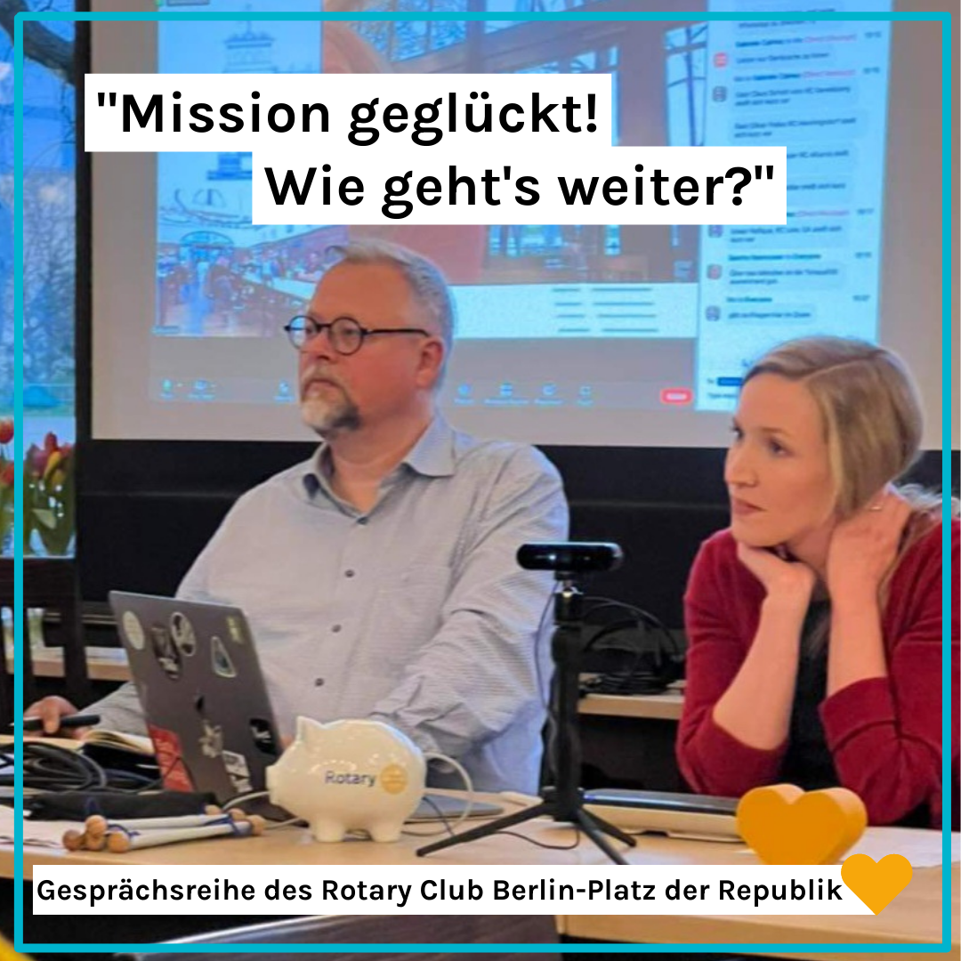 Read more about the article Gesprächsrunde mit dem Rotary Club Berlin-Platz der Republik