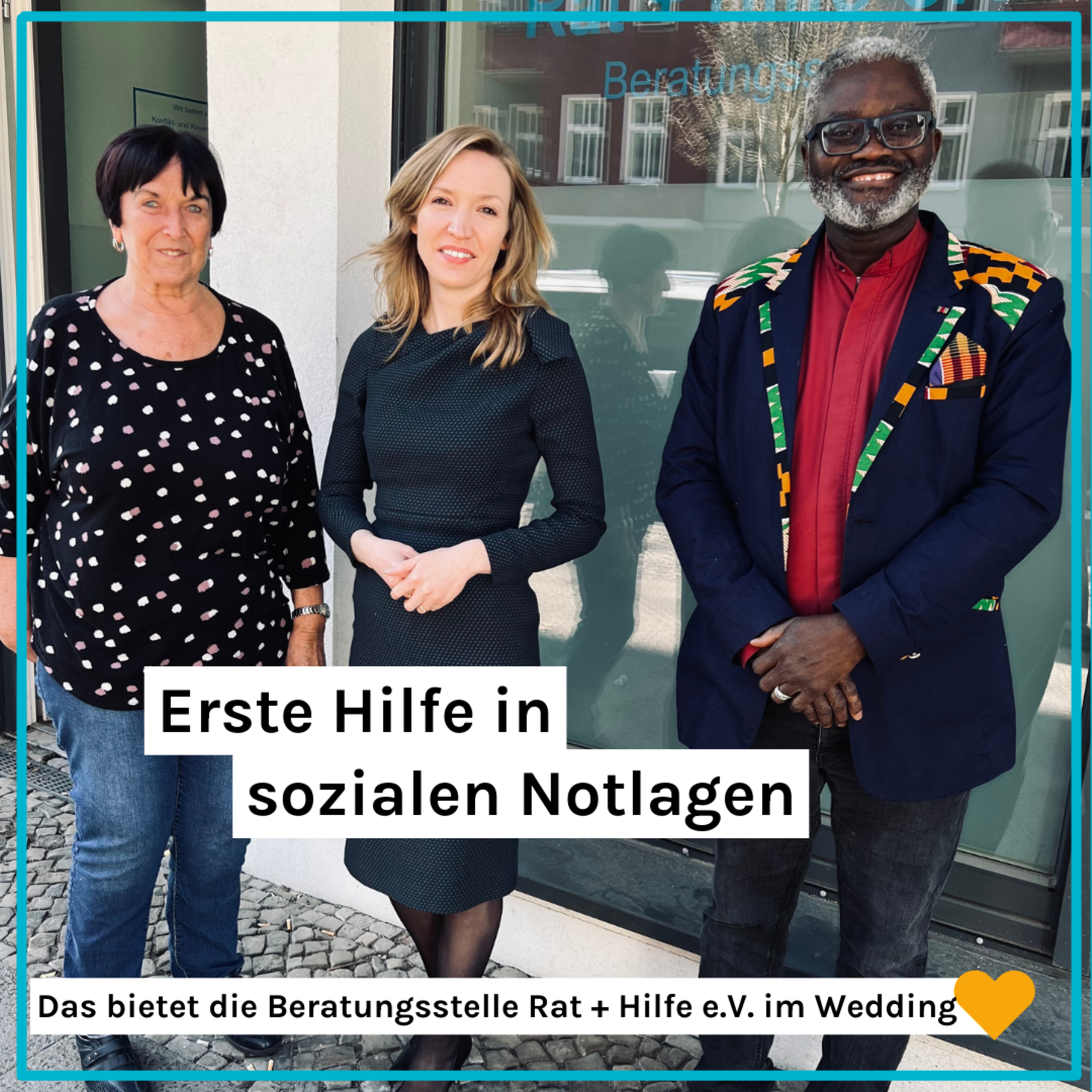Read more about the article Erste Hilfe in sozialen Notlagen. Das bietet die Beratungsstelle Rat + Hilfe e.V. im Wedding.